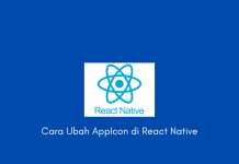 Cara Ubah Icon React Native